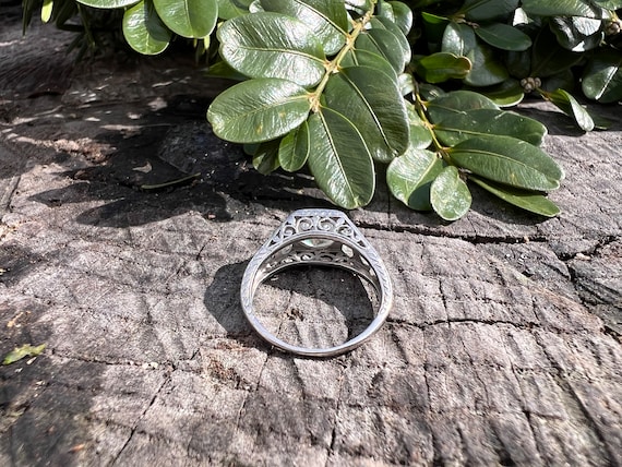 Art Deco Engagement Ring, Antique Engagement Ring… - image 3
