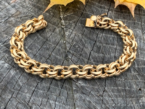 Tiffany Wide Bracelet, Tiffany Gold Bracelet, Wide