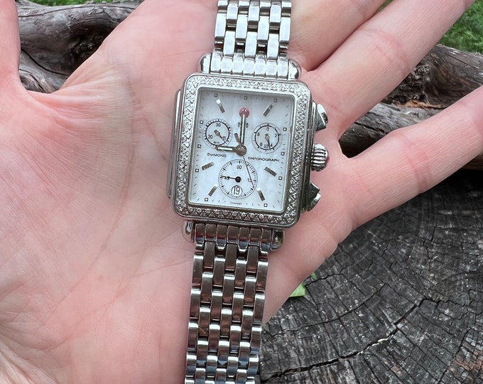 Michele Diamond Chronograph Watch, Michele Watch