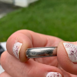 Platinum Band, Platinum Wedding Band,  Platinum Wedding Ring, Stacking Band, Stacking Ring