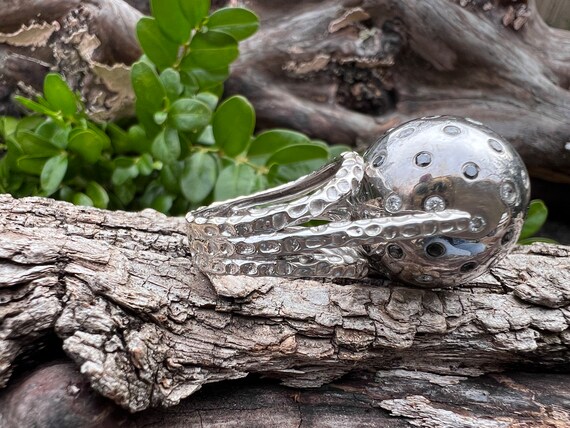 Diamond Cluster Ring, Diamond Dome Ring, White Go… - image 9