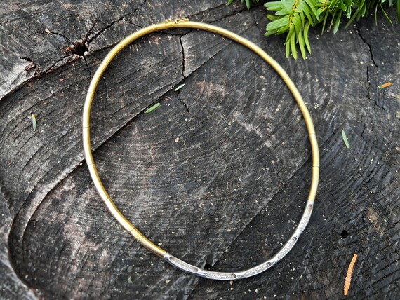 Gold Diamond Choker, Omega Choker, Omega Diamond … - image 4