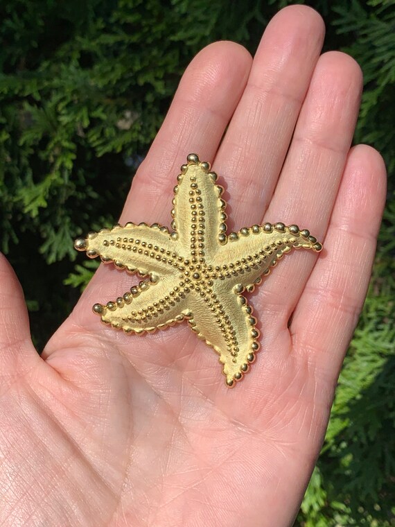 Tiffany Starfish Starfish Brooch Gold 