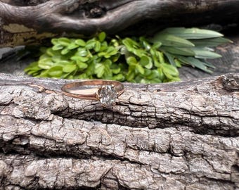 Victorian Engagement Ring, Victorian Ring,  Alternative Engagement Ring, Minimalist Ring,