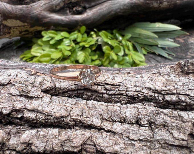 Victorian Engagement Ring, Victorian Ring,  Alternative Engagement Ring, Minimalist Ring,