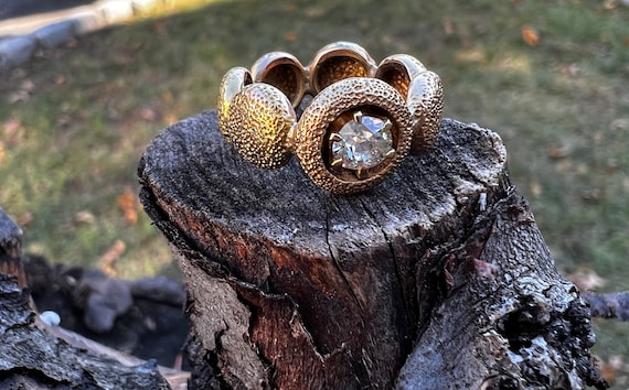 Victorian Ring, Victorian Diamond Ring, Antique D… - image 1