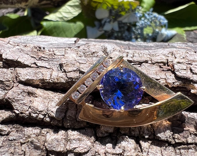 Tanzanite Pendant, Tanzanite Necklace, December Birthstone