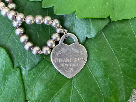 Tiffany Heart Pendant, Tiffany Heart Necklace, Sil