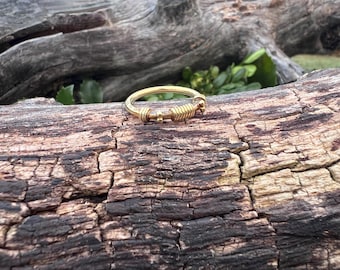 Yellow Gold Band, H. Woodhull Band,  Stacking Band, Stacking Ring