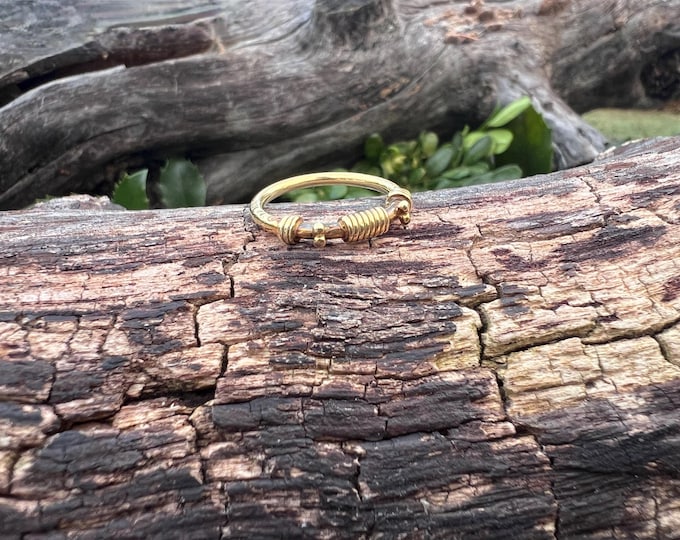 Yellow Gold Band, H. Woodhull Band,  Stacking Band, Stacking Ring