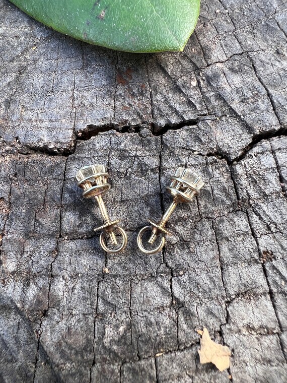 Art Deco Diamond Studs, Deco Studs, Deco Earrings… - image 3