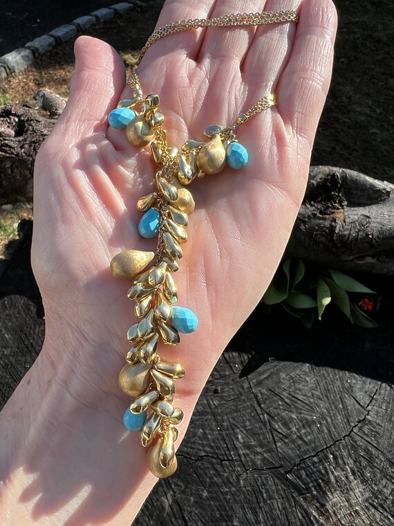 Etsy turquoise deals necklace