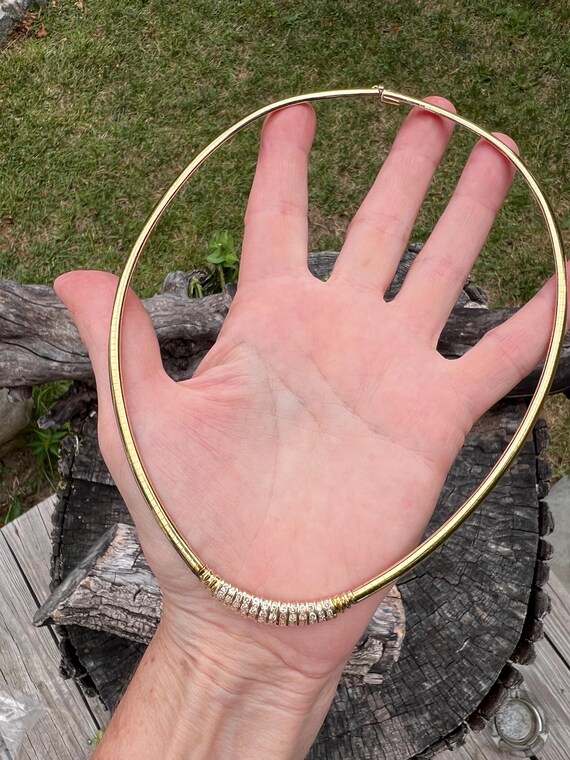 Diamond Omega Chain, Gold Omega Chain, Chunky Gol… - image 5