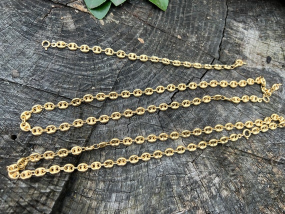 Mariners Link Chain,  Chunky Gold Chain, Long Gol… - image 3