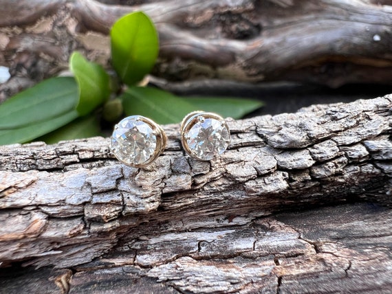 Art Deco Diamond Studs, Deco Studs, Deco Earrings… - image 7