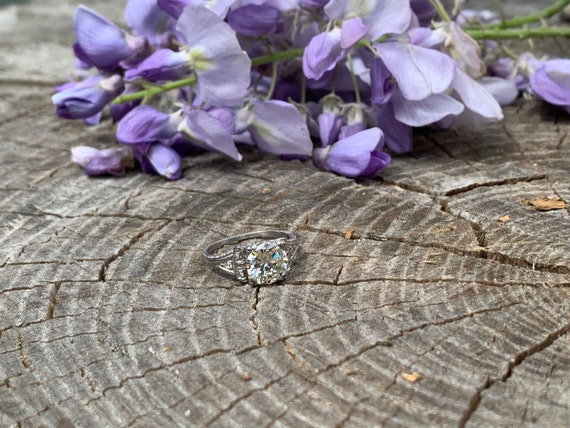 Art Deco Engagement Ring, Deco Engagement Ring, 1920s Engagement Ring, Conflict Free Diamond