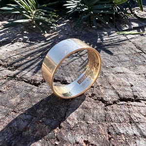 Antique Gold Band, Victorian Cigar Band, Wide Antique Band, Gold Wide Band, Chunky Gold Ring, Wide Gold Band Size 9.5