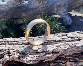 Victorian Cigar Band, Gold Cigar Band, Antique Wide Band, Wide Gold Band, Gold Band Size 6.25