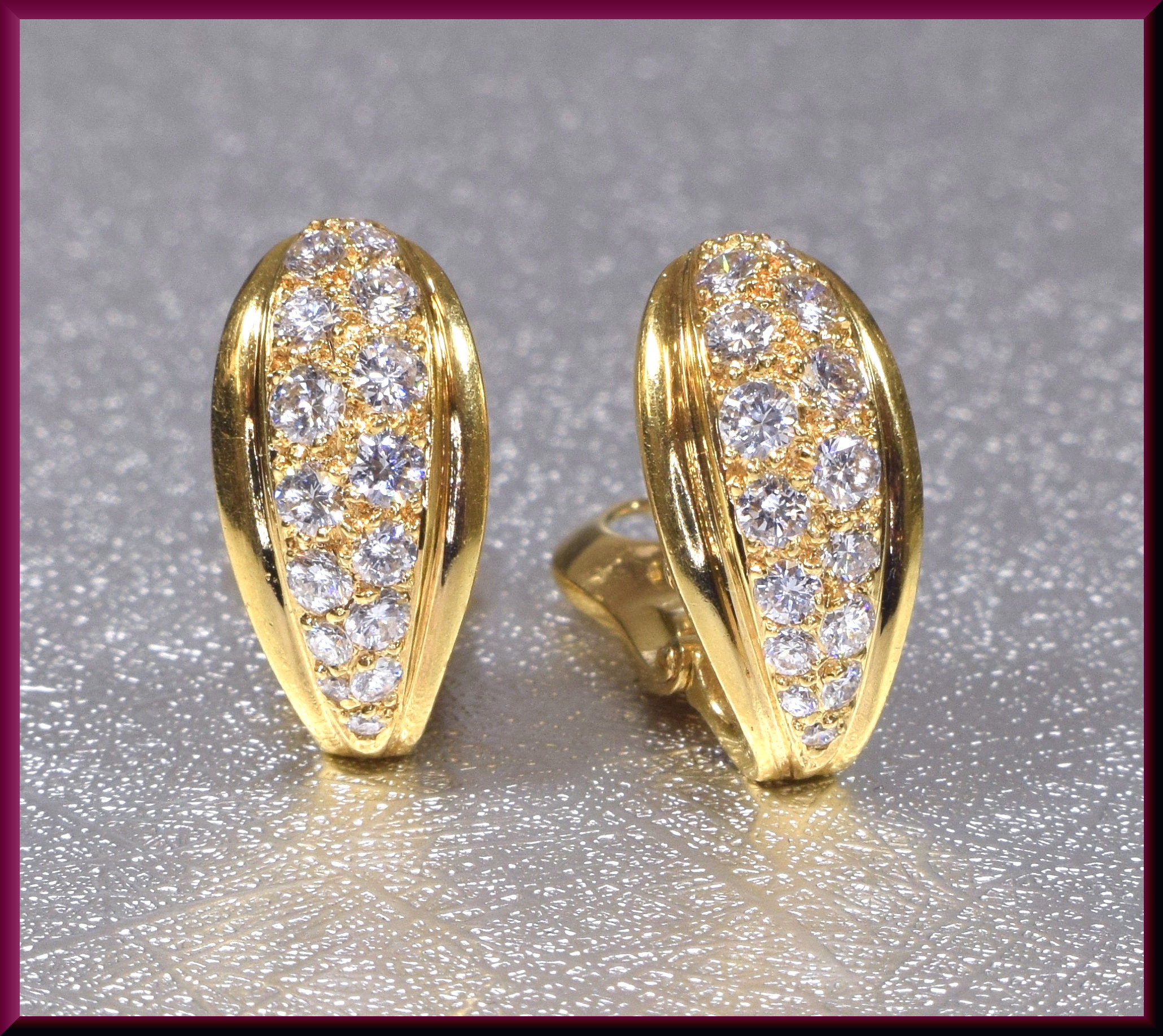 cartier earrings diamond