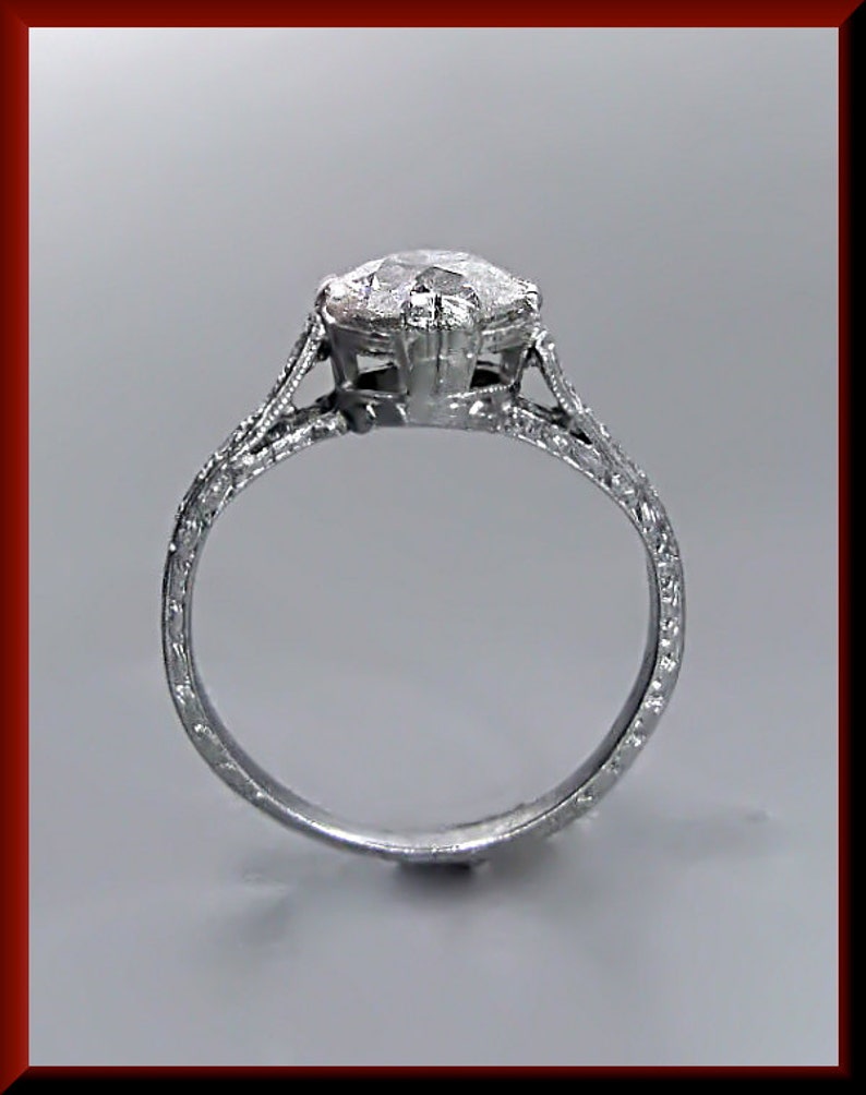 custom art deco engagement rings