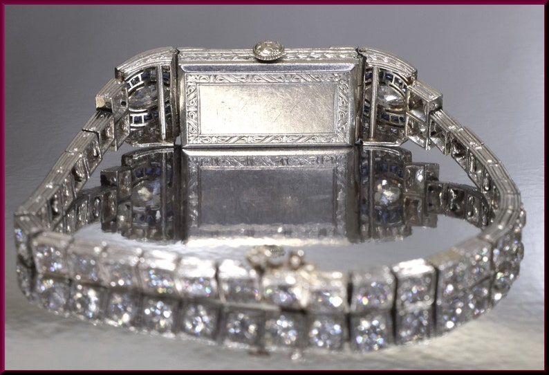 Art Deco Watch Art Deco Diamond Watch Antique Watch Etsy Australia