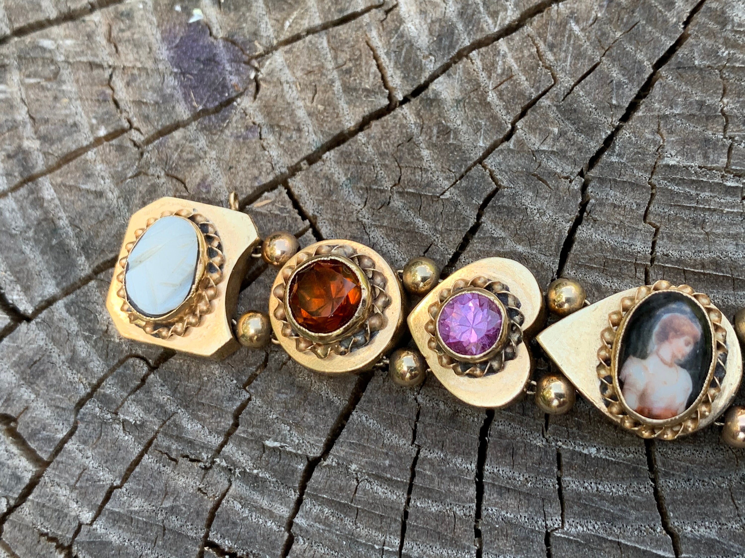 Antique slide bracelet deals