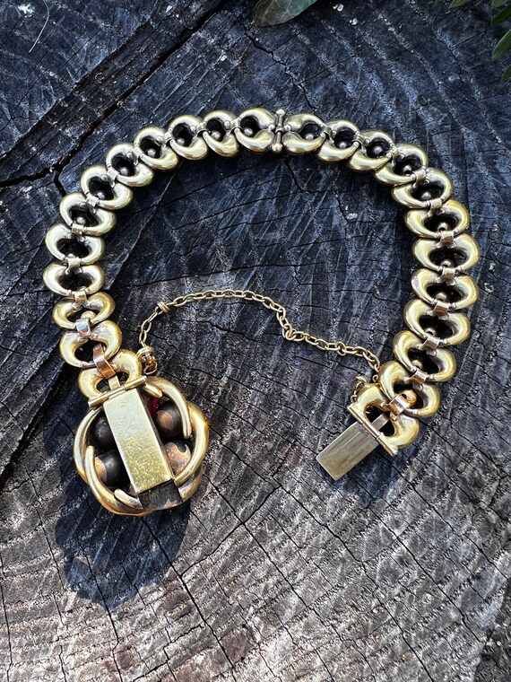 Gold Victorian Bracelet, Victorian Ruby Bracelet,… - image 5