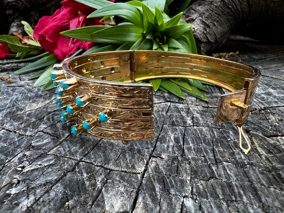 Turquoise Bangle, Turquoise Bracelet, December Bi… - image 3