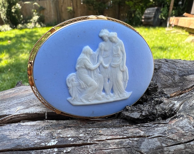 Wedgwood Cameo, Three Graces Cameo, Art Deco Cameo