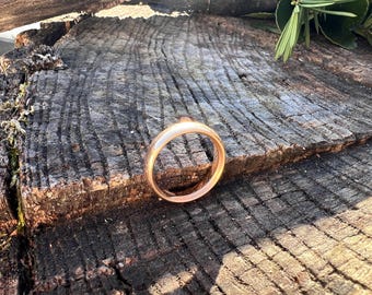 Antique 14K Gold Victorian Wedding Band - Size 6.25