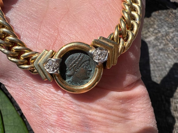Vintage Gold And Diamond Coin Necklace Available For Immediate Sale At  Sotheby's