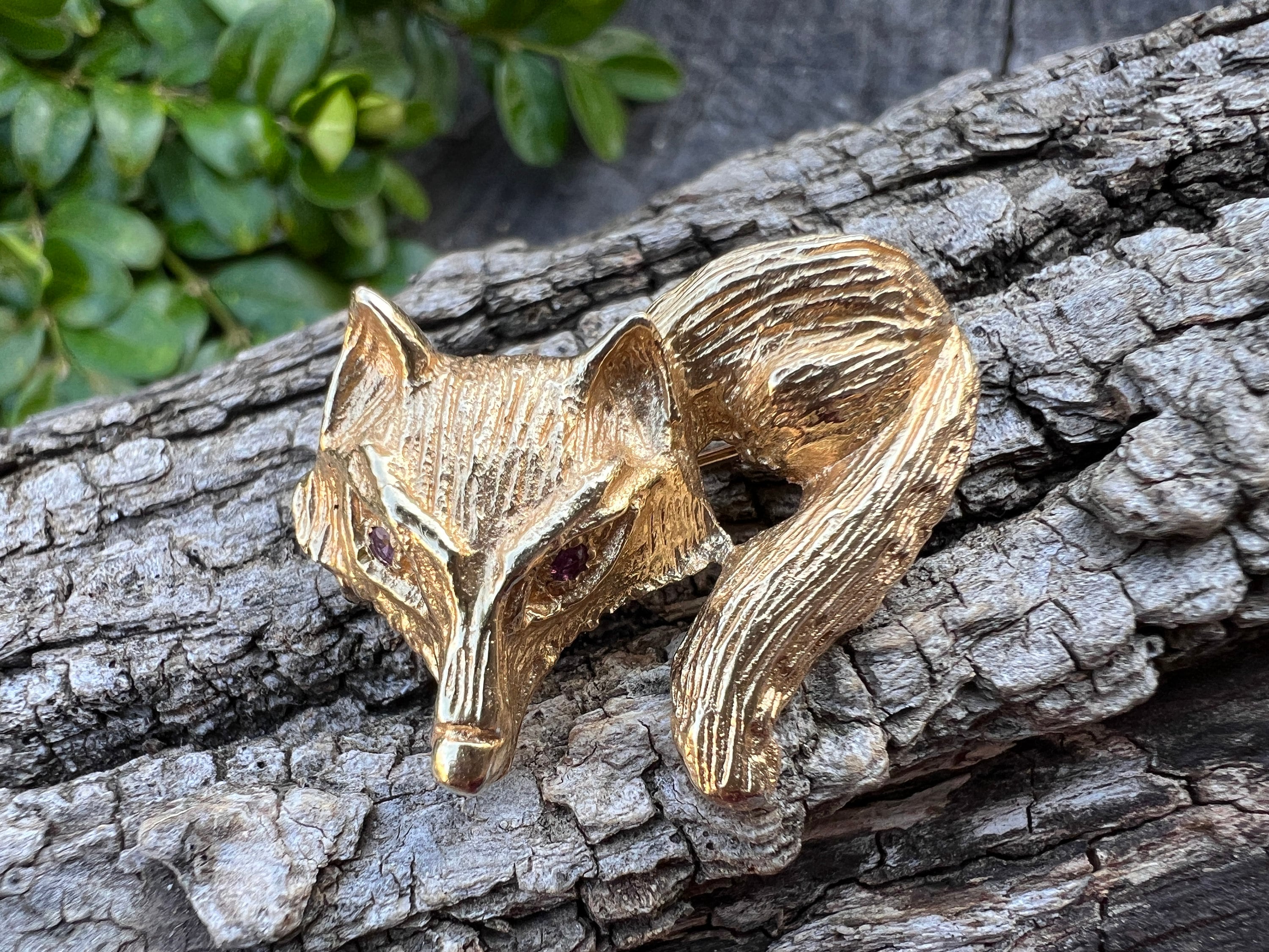 【2024秋冬新作】 Pin, Fox Gold Gold Etsy - Brooch Fox Gold Fox, アクセサリー