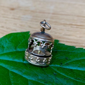 14K Yellow Gold Carousel Charm