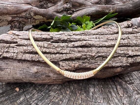 Diamond Omega Chain, Gold Omega Chain, Chunky Gol… - image 7