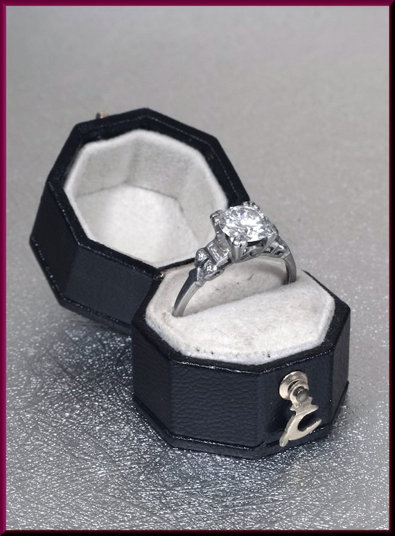 Art Deco Engagement Ring Antique Engagement Ring … - image 2