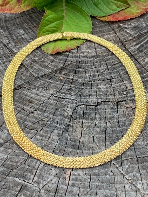 Tiffany Gold Chain, Tiffany Gold Choker, Thick Gol