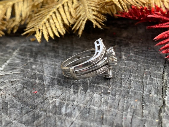 Diamond Engagement Ring, Diamond Ring Insert, Eng… - image 6