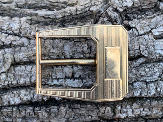 Yellow Gold Belt Buckle, Gold Belt Buckle, - image 9