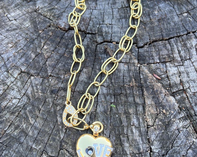 Diamond Heart Pendant,  Diamond Heart, Heart Pendant, Diamond Love Pendant, Diamond Love Necklace, Heart Jewelry