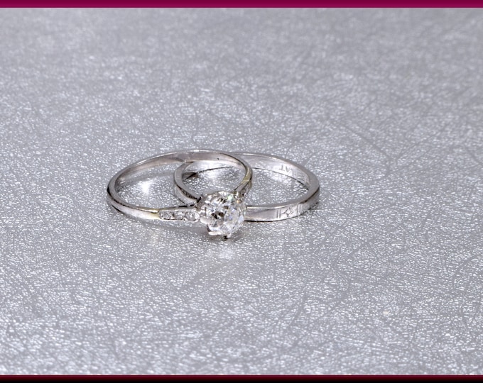 Art Deco Diamond Ring, Deco Engagement Ring, Art Deco Wedding Ring