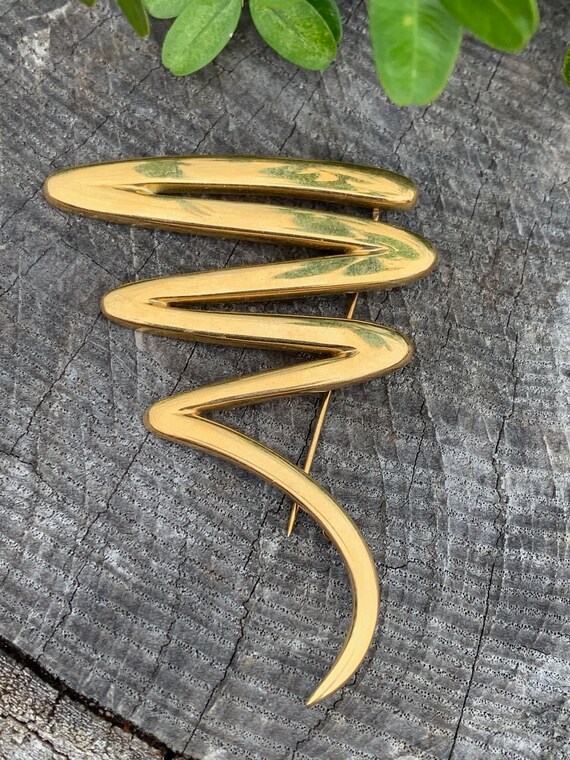 Tiffany & Co Squiggle Brooch, Tiffany Squiggle Bro