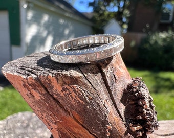 Art Deco Style Band, Diamond Eternity Band,  Deco Style Eternity Band, Stacking Ring, Stacking Band