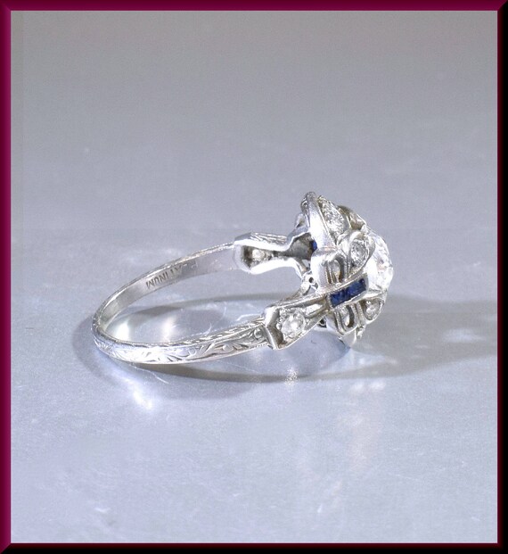 Art Deco Engagement Ring, Antique Engagement Ring… - image 5