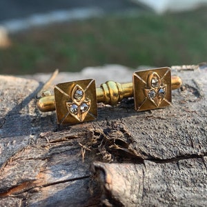Victorian Gold Pin, Antique Gold Brooch, Victorian Gold Brooch