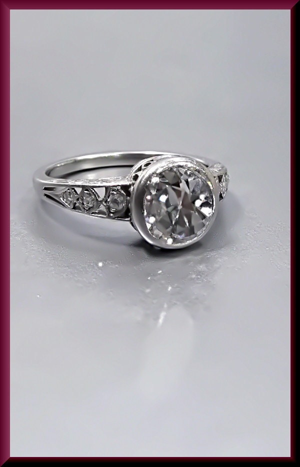 Art Deco Engagement Ring Antique Engagement Ring Alternative Engagement ...