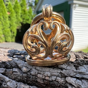 Victorian Fob, Ornate Gold Fob, Antique Gold Fob