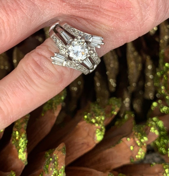 Diamond Engagement Ring, Diamond Ring Insert, Eng… - image 8