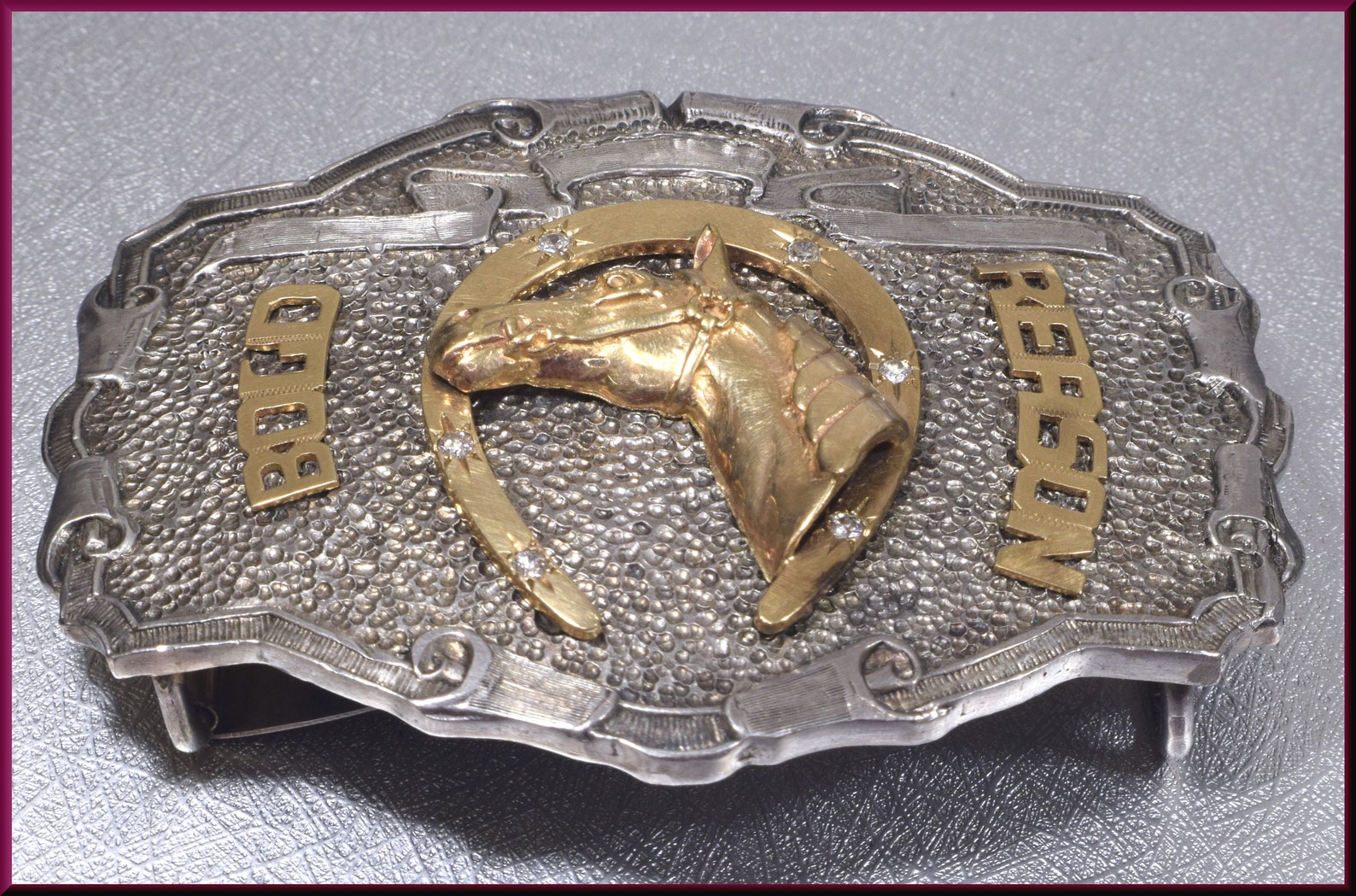 Horse Belt Buckle Silver Belt Buckle Western Belt Buckle Etsy