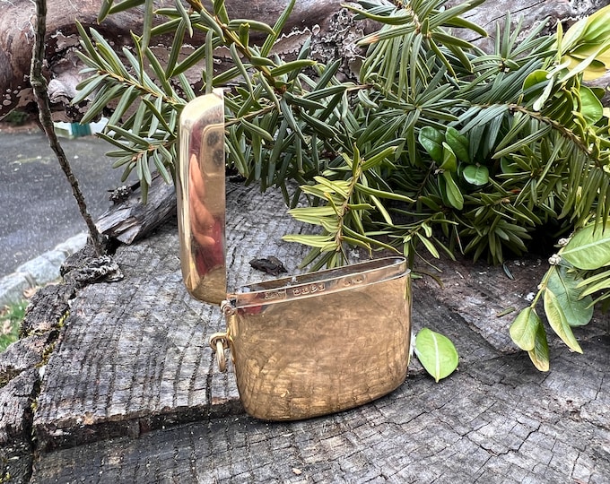 Victorian Match Safe, Victorian Vesta, Gold Match Safe, Antique Match Safe, Antique Vesta