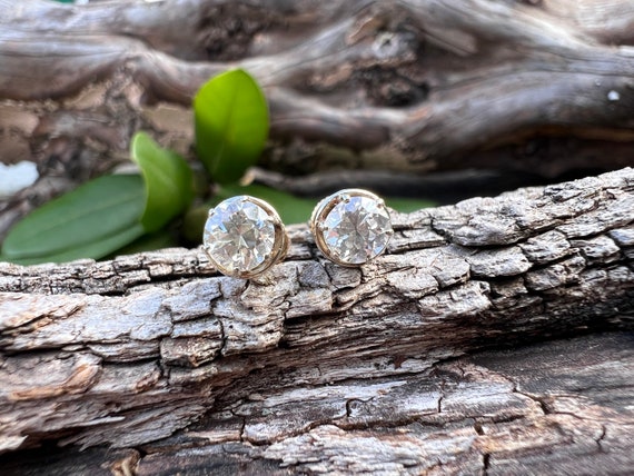 Art Deco Diamond Studs, Deco Studs, Deco Earrings… - image 8